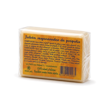 Jabón Regenerador de Propóleo, 100g.