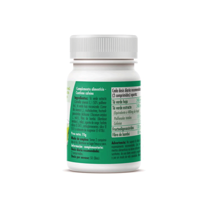 Té verde + Té rojo + Piña, 60 Cápsulas de 500mg. 2