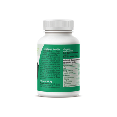 Carbón Activo, 90 Cápsulas de 550mg. 3