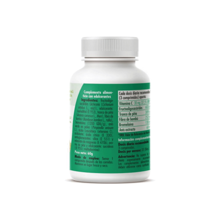 Corazón de piña masticable, 100 Comprimidos de 600mg. 3