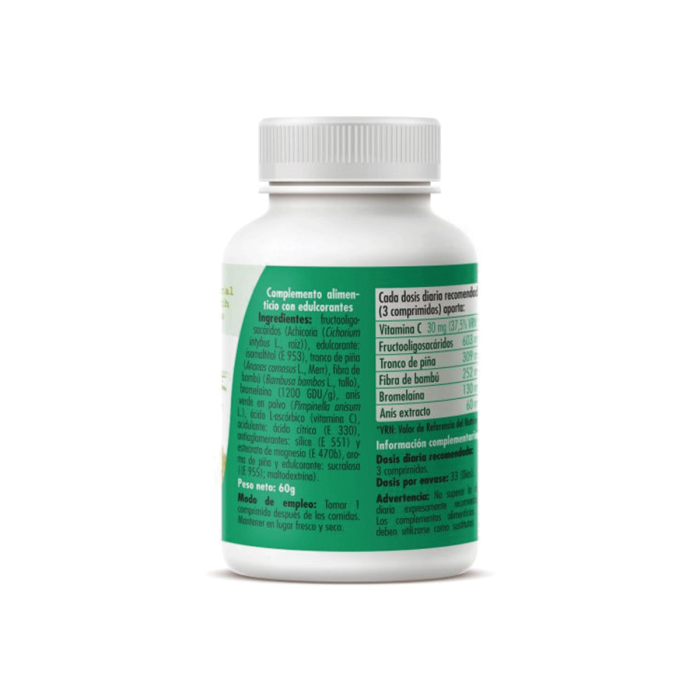 Corazón de piña masticable, 100 Comprimidos de 600mg. 3