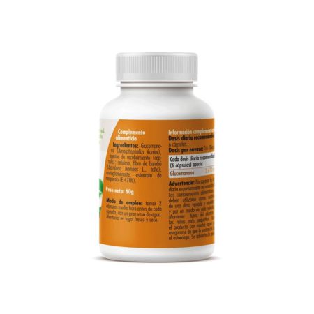Glucomanano, 100 Cápsulas de 600mg. 3