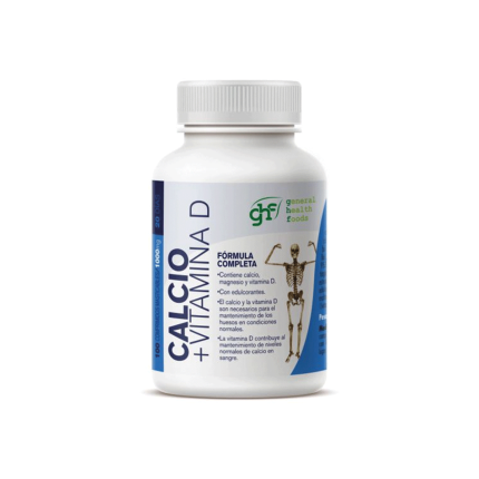 Calcio + Vitamina D, 100 Comprimidos de 1 gramo (20 días) 1