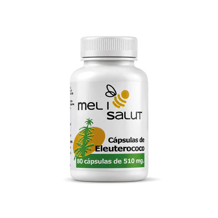 Eleuterococo, 80 Cápsulas de 510mg.