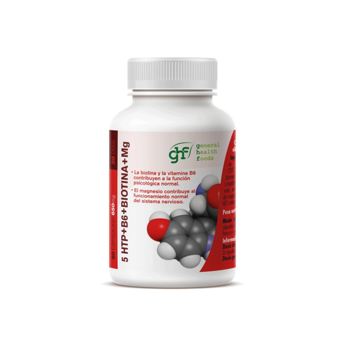Triptófano, 60 Cápsulas de 750mg.