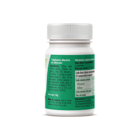 Cardo Mariano, 100 comprimidos de 500mg. 2