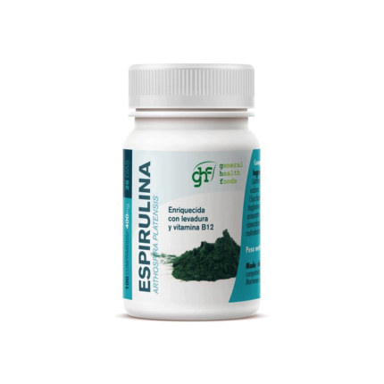 Espirulina, 100 Comprimidos de 400mg. (25 días) 1