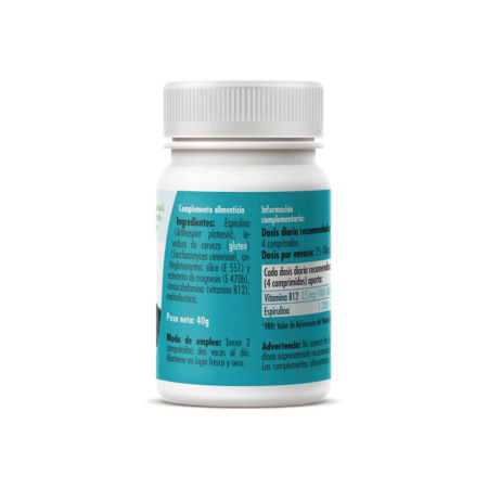 Espirulina, 100 Comprimidos de 400mg. (25 días) 2
