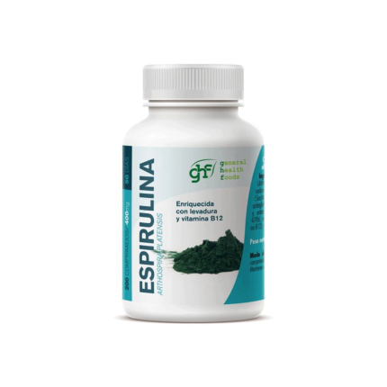 Espirulina, 200 comprimidos de 400mg. (50 días)
