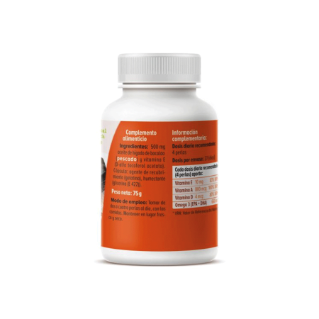 Hígado de bacalao, 110 Perlas de 500mg. 3