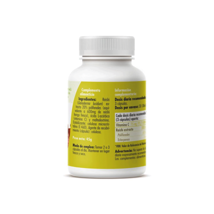 Reishi, 90 Capsulas de 500mg. 3