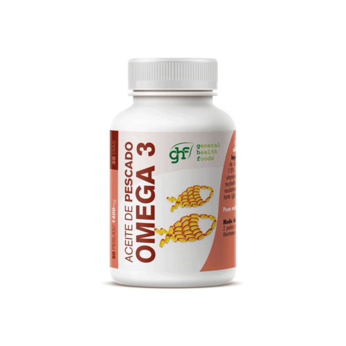 Omega 3, 50 Perlas de 1400mg. (25 días) 1