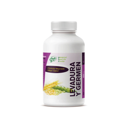 Levadura con germen de trigo, 225 comprimidos de 600mg. (45 días) 1