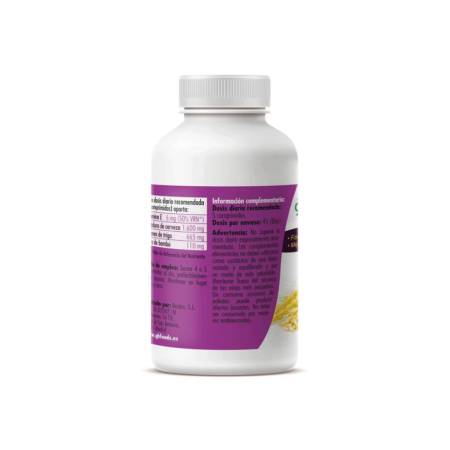 Levadura con germen de trigo, 225 comprimidos de 600mg. (45 días) 2