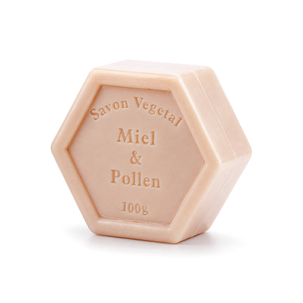 Jabón Hexagonal con Jalea Real, 100g.