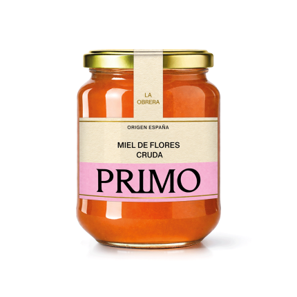 Miel de Flores Cruda, 500g.