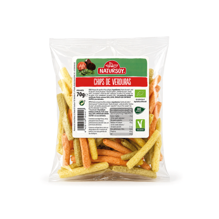 Chips de Verduras Ecológicos, 70g.