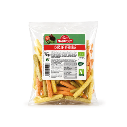 Chips de Verduras Ecológicos, 70g.