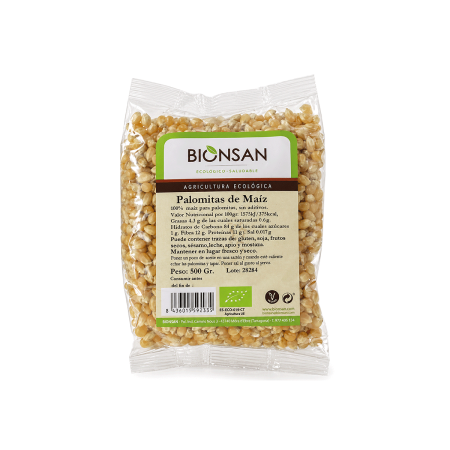 Maíz para palomitas Ecológico, 500g.