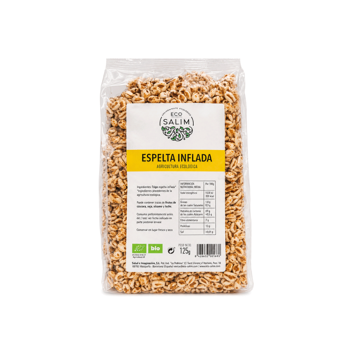 Espelta Hinchada Ecológica, 125g.