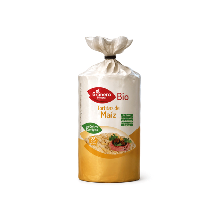 Tortitas de Maíz Ecológicas, 110g.