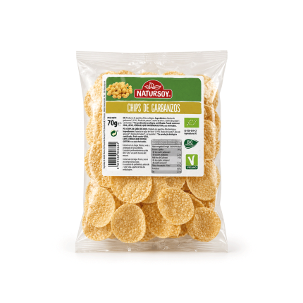 Chips de garbanzo Ecológicos, 70g.