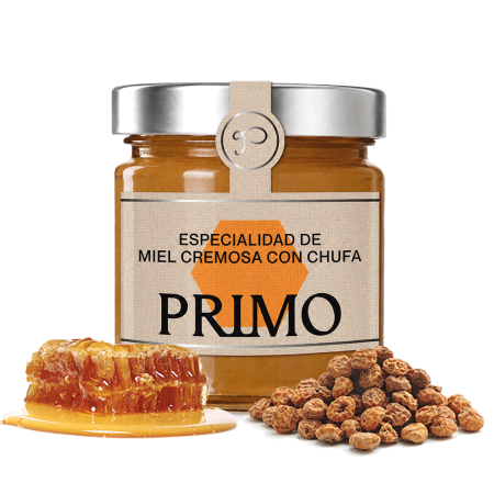 Especialidad de Miel Cremosa con Chufa, 250g.