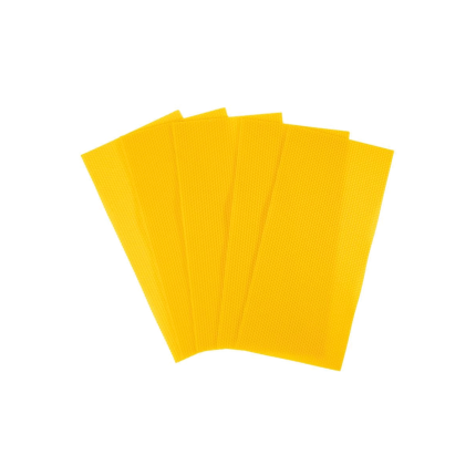 Lámina de cera de Abeja para colmenas Lansgtrong (42x20), 5Kg.