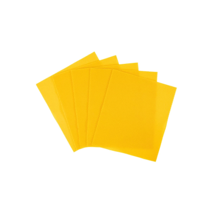 Lámina de cera de Abeja para colmenas Layens (30x35), 5Kg.