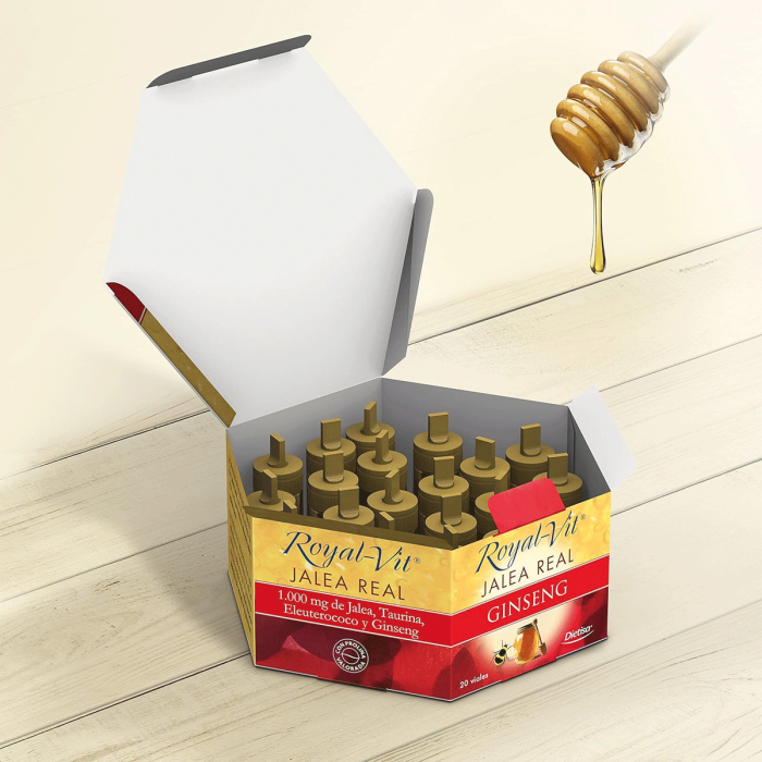 Jalea Real Royal-Vit con Ginseng, 20 ampollas 2