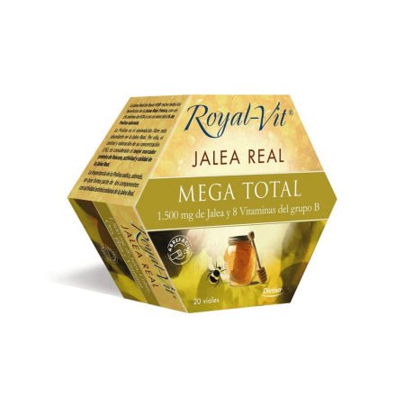Jalea Real Royal-Vit Mega Total 1500mg, 20 Ampollas 1