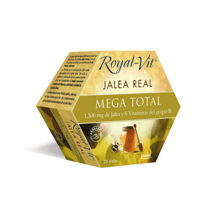 Jalea Real Royal-Vit Mega Total 1500mg, 20 Ampollas 1