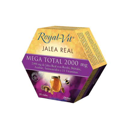 Jalea Real Royal-Vit Mega Total 2.000mg, 20 ampollas 1