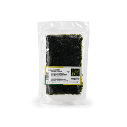 Alga Nori Sushi 7 hojas, 25g.