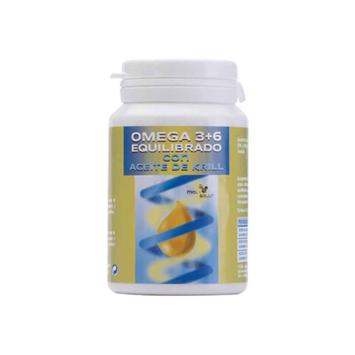 Omega 3 + 6 con Aceite de Krill, 60 cápsulas