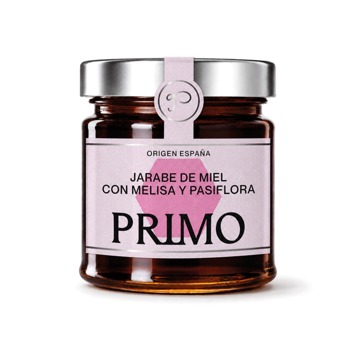Jarabe de Miel con Melisa y Pasiflora, 250g. 1