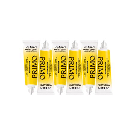Gel Energético Apisport Sabor Plátano, Caja 6 tubos Primo 3