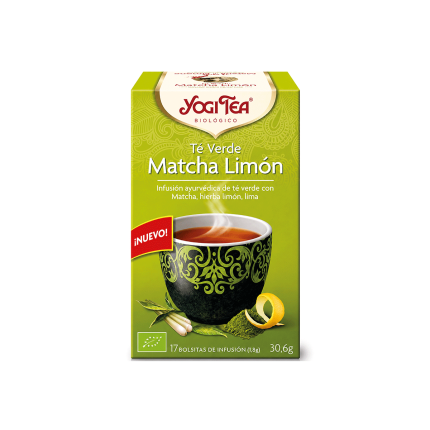 Yogi Tea "Te Verde Matcha y limón", 17 Bolsitas