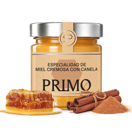 Especialidad de Miel Cremosa con Canela, 250g. Primo 2