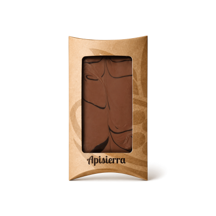 Chocolate con leche y Caramelo artesano "Sin Gluten", 100g.