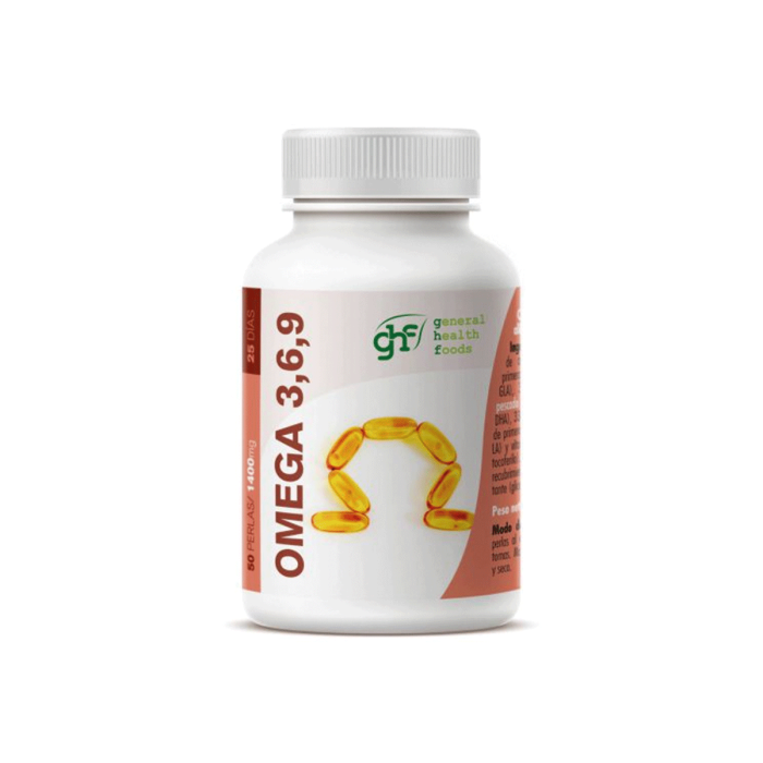 Omega 3, 6 y 9, 50 perlas de 720mg. (27 días) 1