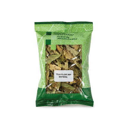 Tila Flor import triturada, 50g.