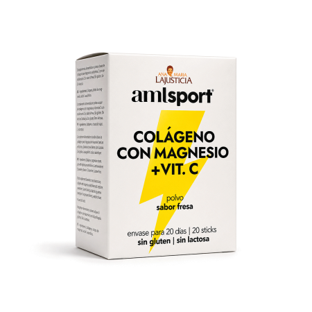 Colágeno con Magnesio Vit. C Sport, 20 Sticks de 4,5g.