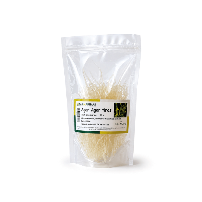 Alga Agar Agar en polvo, 100g.