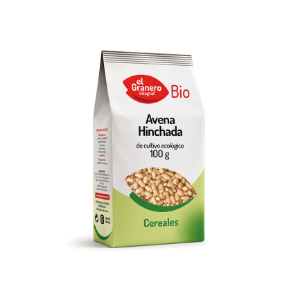Avena hinchada Bio, 100g.