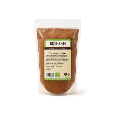 Cacao en polvo Eco, 250g.