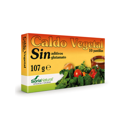 Caldo Vegetal, 10 pastillas
