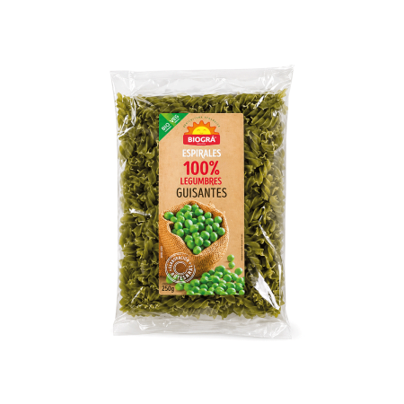 Espiral de guisantes, 250g.