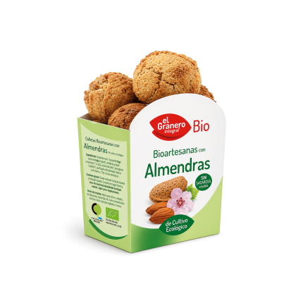 Galletas Bioartesanas de almendras, 250g.