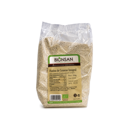 Harina de Centeno Eco, 500g.